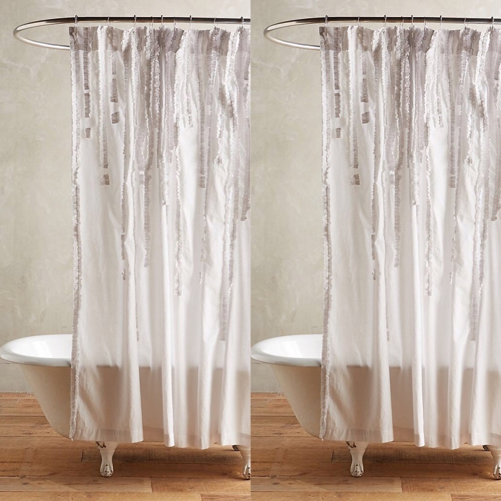 Draped Wisteria Shower Curtain